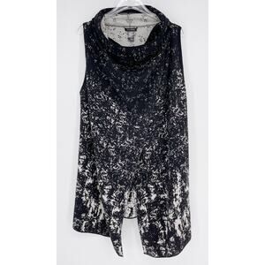 Stella Carakasi Reversible Cashmere Natural Lux Cardigan Vest Sweater Medium M